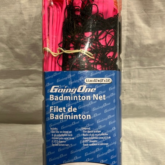 Pink Badminton Net - Picture 1 of 14